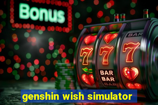 genshin wish simulator